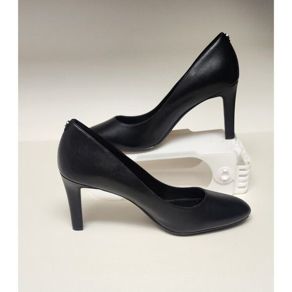 Michael Kors Black Leather Chantal Flex Leather Heel Pump Size 9M - Picture 3 of 13